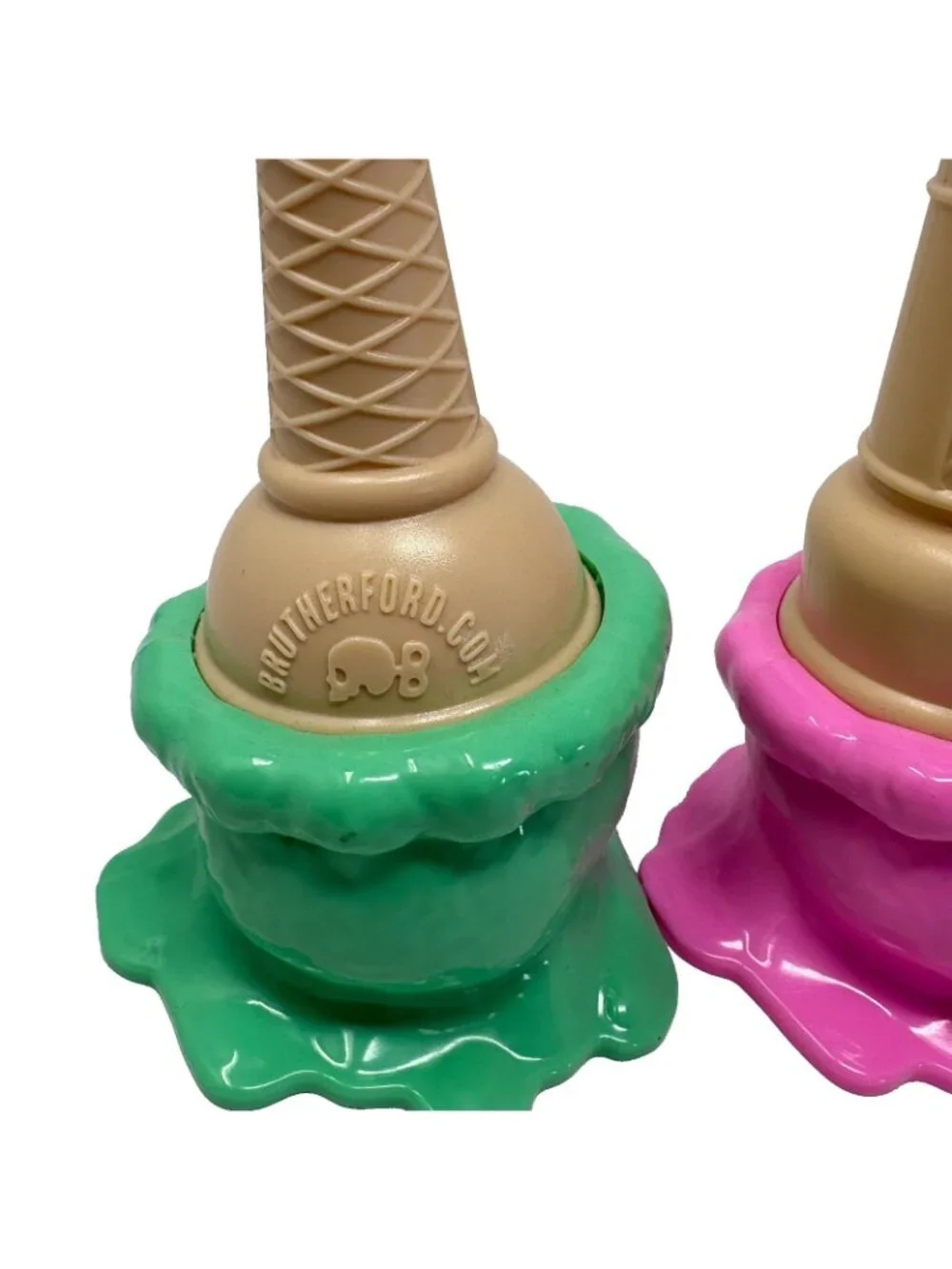 Ice Scream Man Skull Ryan Brutherford Mintstachio & Strawberry (Set Of 2) New
